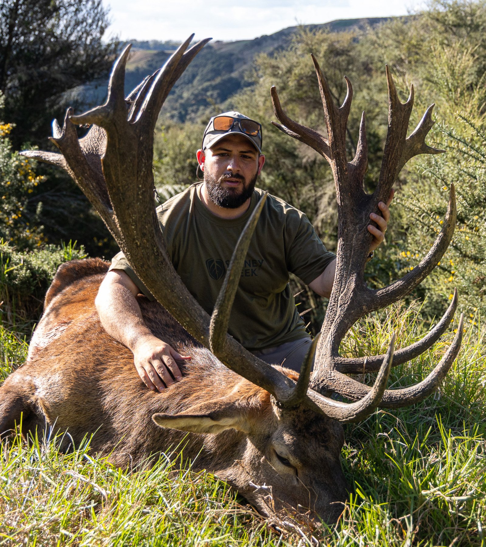 Brenton Hilbig in the field